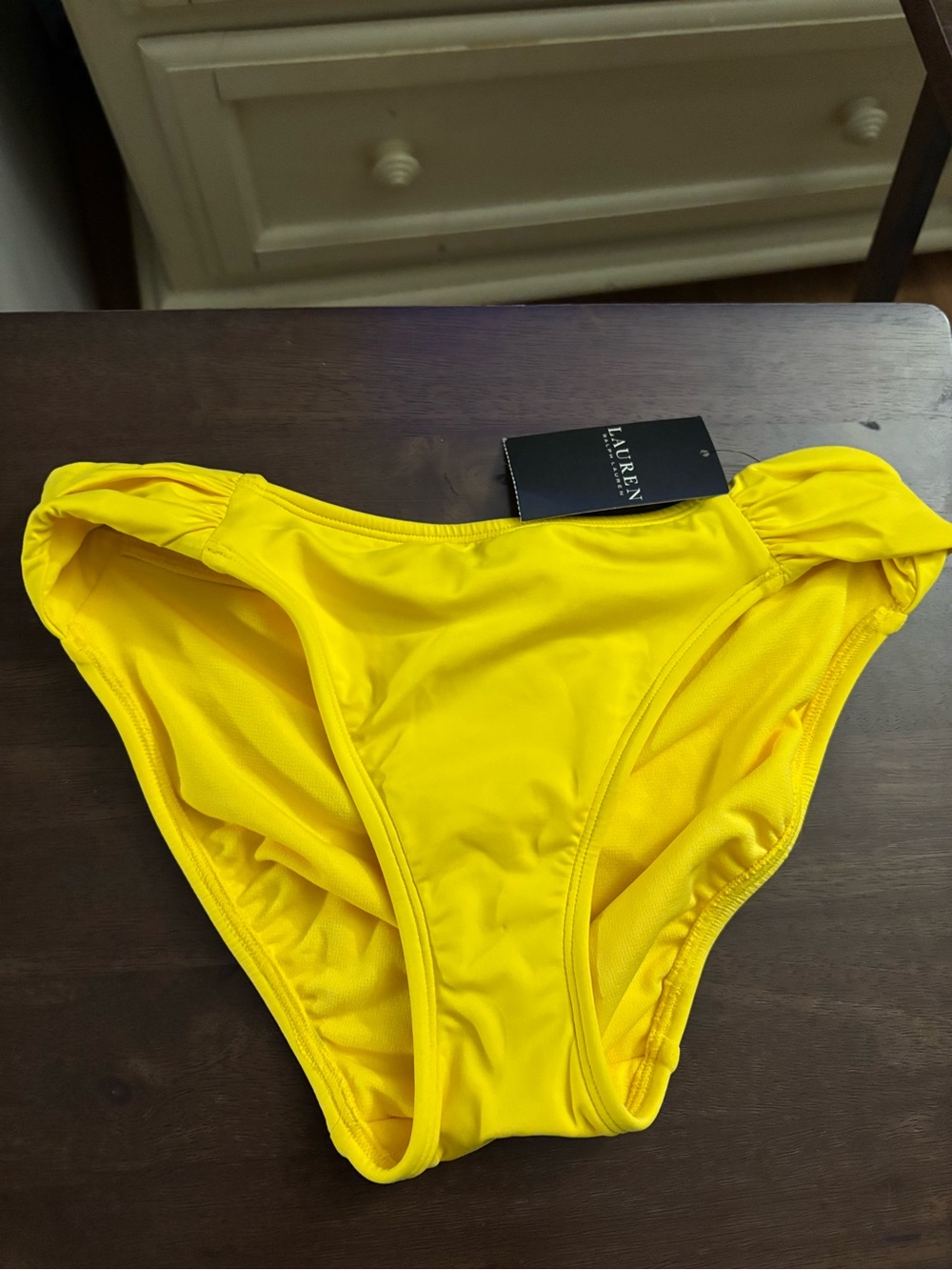 Ralph Lauren Bright Yellow Swim Bottoms, BNWT size 4